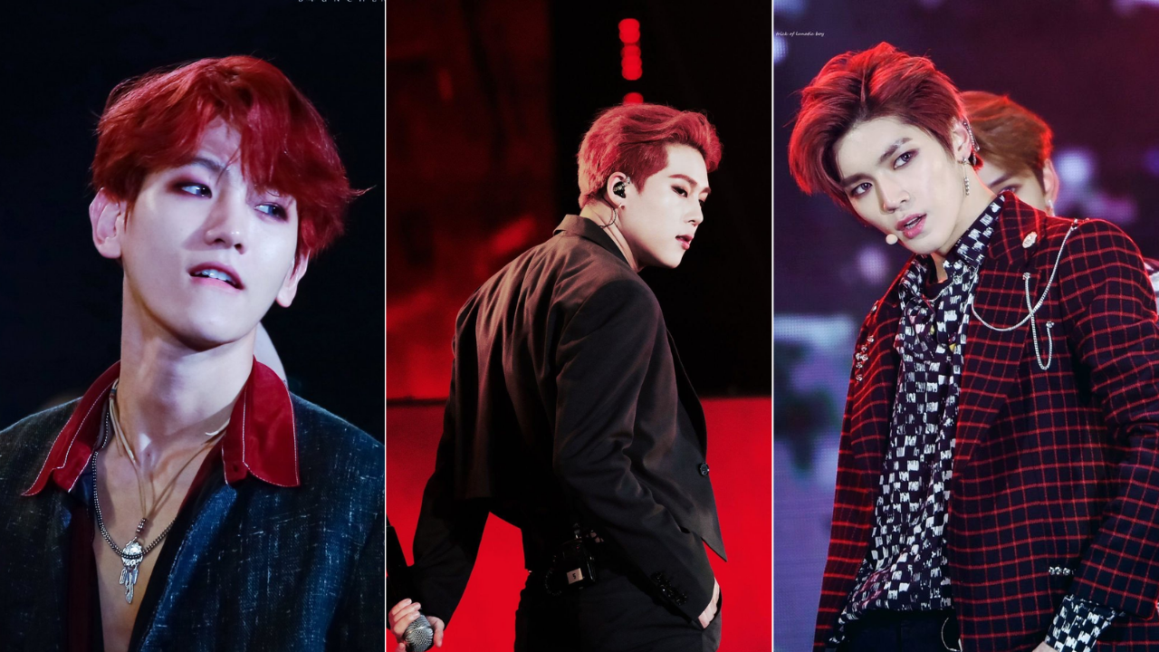 strubehoved film forklædning K-Pop Male Idols who Owned the Red Hair Look | allkpop