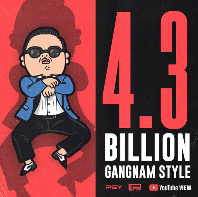 Клип Psy "Gangnam Style" набрал 4,3 миллиарда просмотров на YouTube