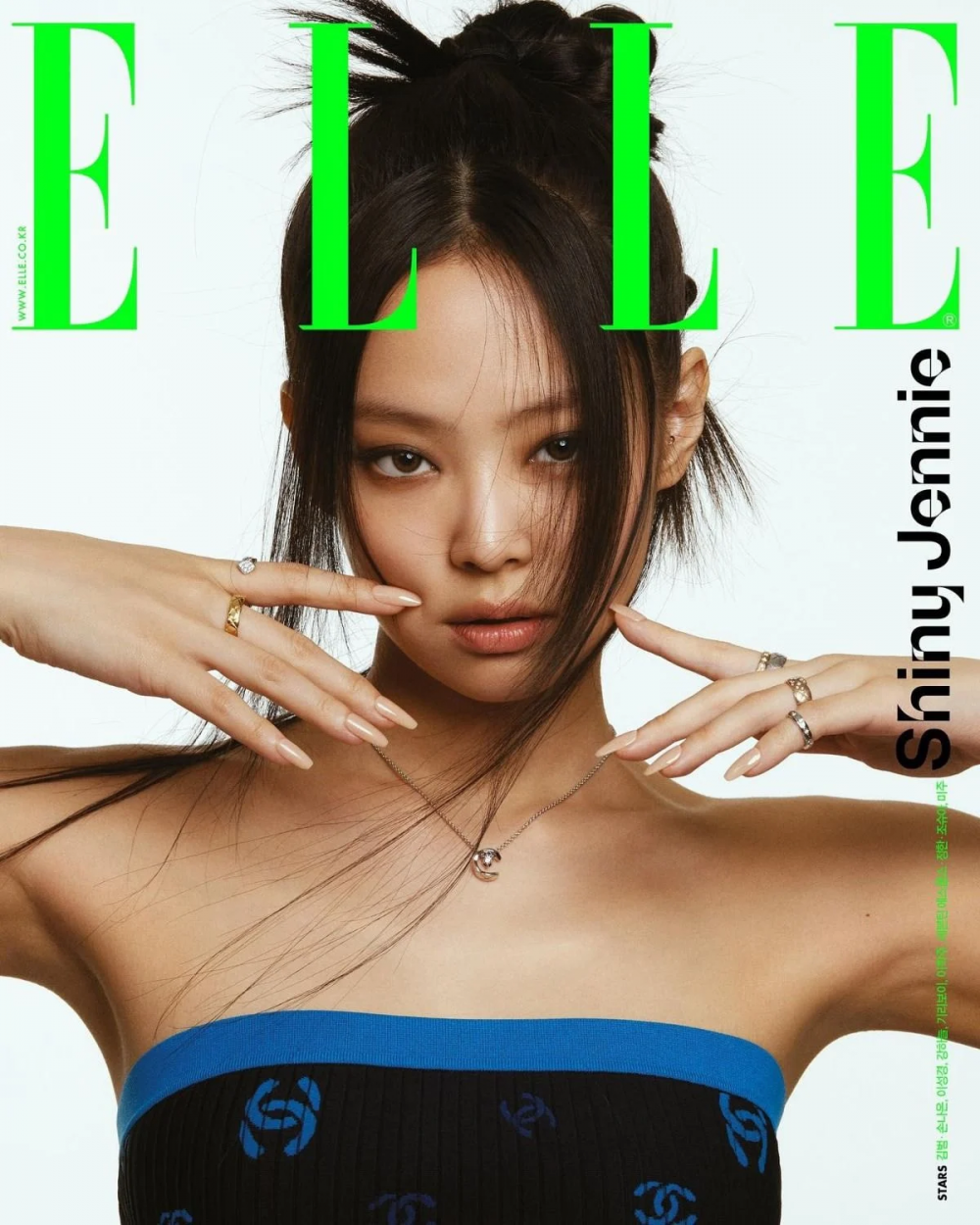 Какая обложка журнала ELLE с изображением Дженни из BLACKPINK самая лучшая?