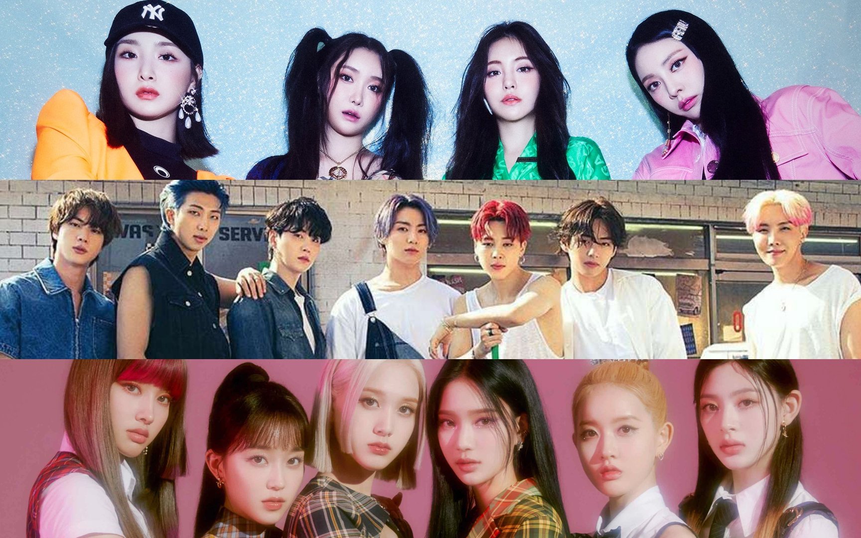 The Kpop groups that made Melon's endoftheyear chart in 2021 allkpop