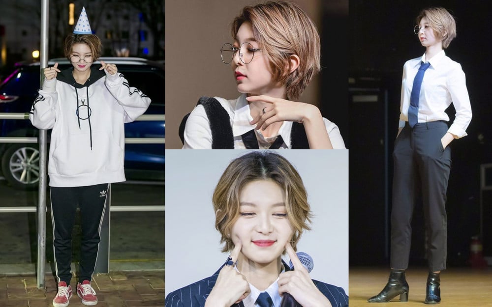 4 девушки-айдола K-pop, которым идет мужской стиль в одежде