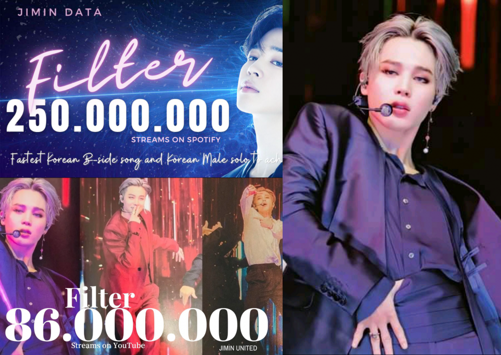 BTS's Jimin continues his recordsetting spree with "Filter" on major