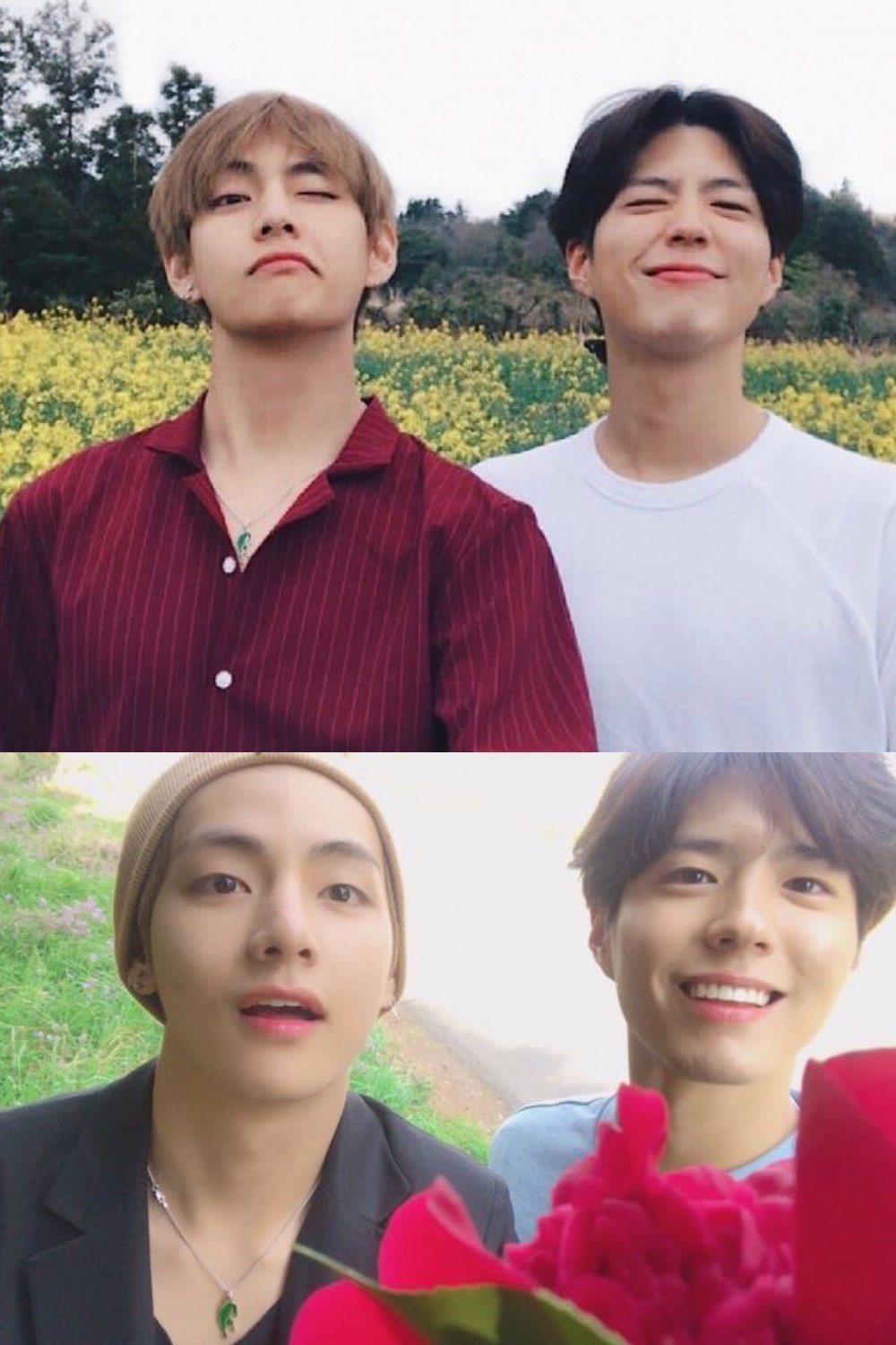 BTS V AND PARK BO GUM FRIENDSHIP (Still Strong) 