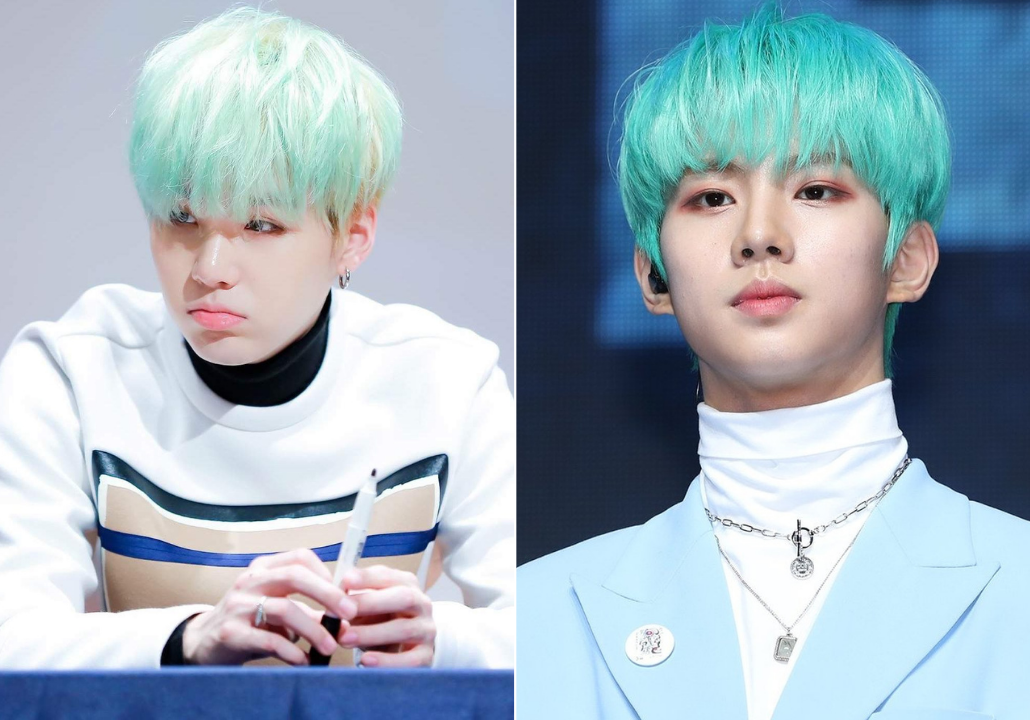 Jungkook's Mint Hair Color - wide 5