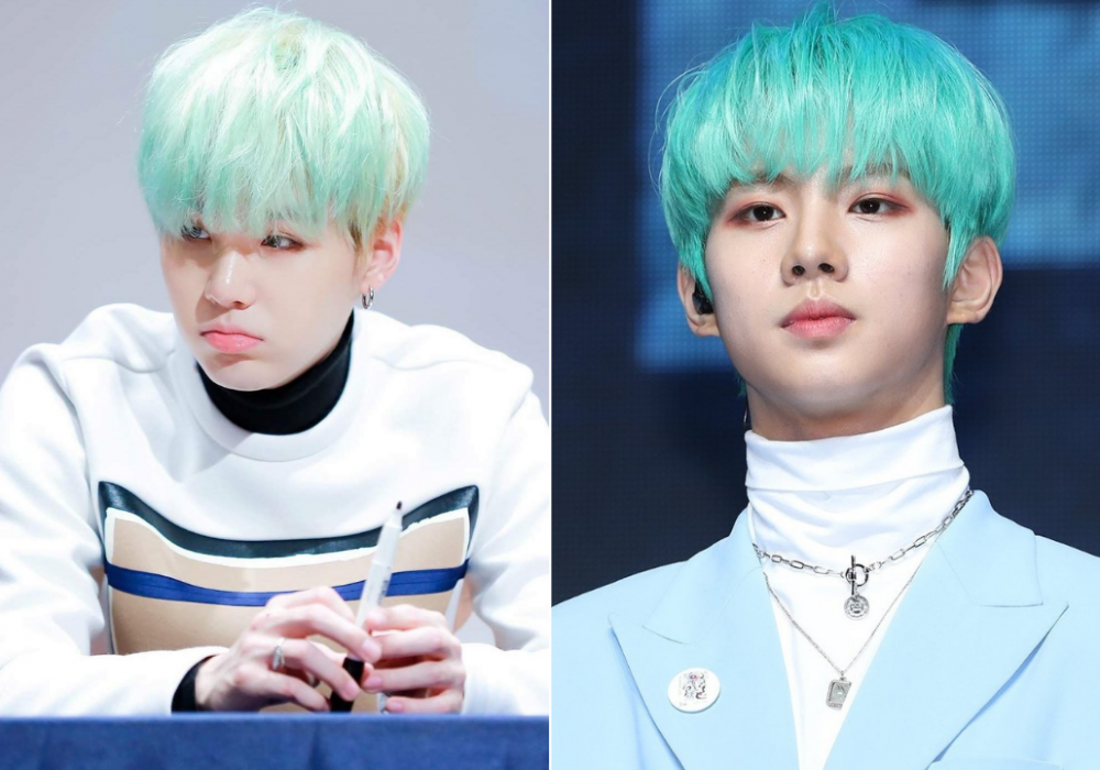 5 K-pop idols who rocked mint/green hair