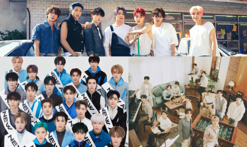 BTS, NCT, Seventeen