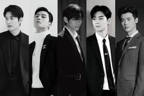 Cha Eun Woo, V, Sehun, Chanyeol, Ji Chang Wook, Lee Dong Wook, Lee Jong Suk, Lee Min Ho, Nam Joo Hyuk, Park Seo Joon