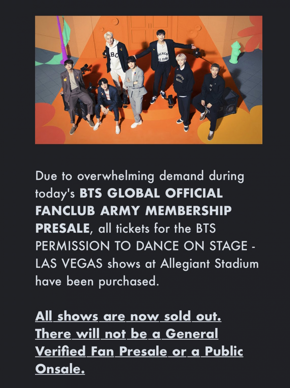 BTS Las Vegas Shows Sell Out, Casino Hotel Room Rates Skyrocket