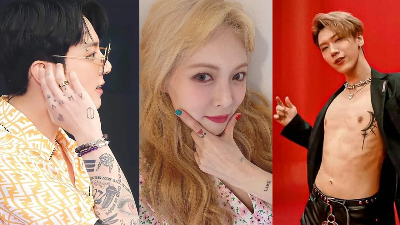 Thần tượng Kpop và những hình xăm phong cách  Tin tức