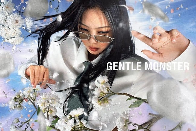 Современная нимфа Дженни (BLACKPINK) в рекламной кампании Gentle Monster