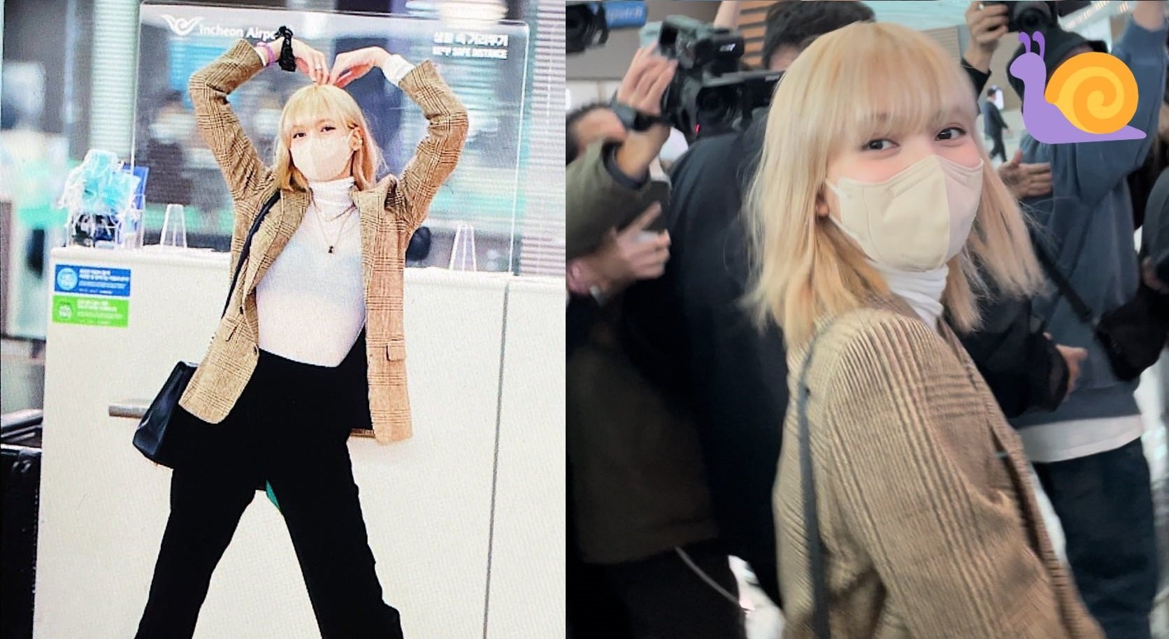 Check Out How BLACKPINK Lisa Created A Youthful Look With Faux Fur Coat At  The Airport