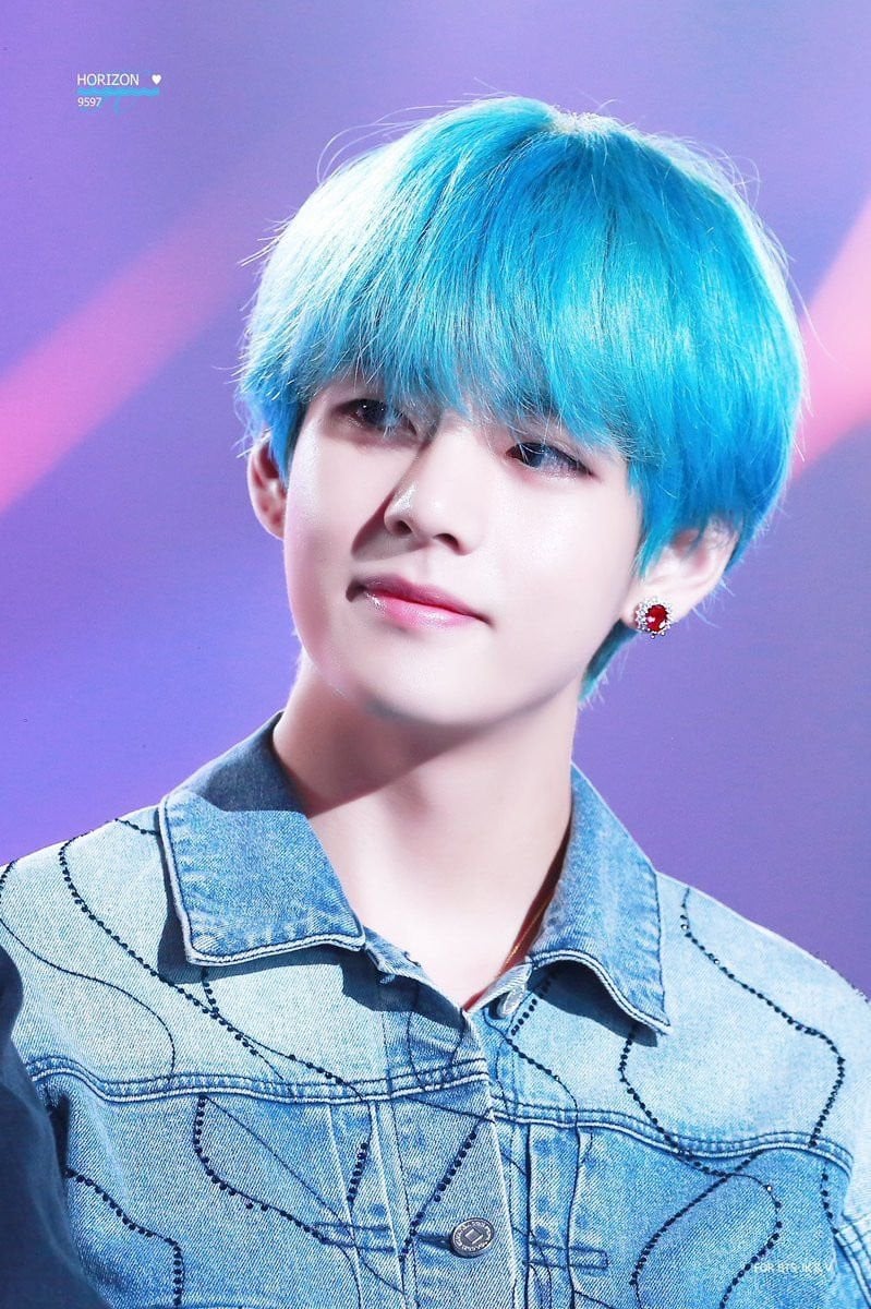 Taehyung Blue Hair Wallpapers  Top Free Taehyung Blue Hair Backgrounds   WallpaperAccess