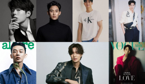 Kim Soo Hyun, Lee Jong Suk, Lee Min Ho, Park Bo Gum, Park Seo Joon, Song Joong Ki , Yoo Ah In