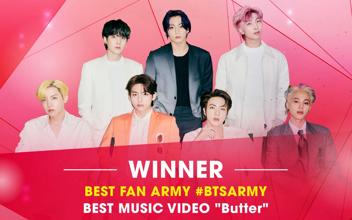 BTS win 'Best Music Video' & 'Best Fan Army' at the '2022 iHeartRadio