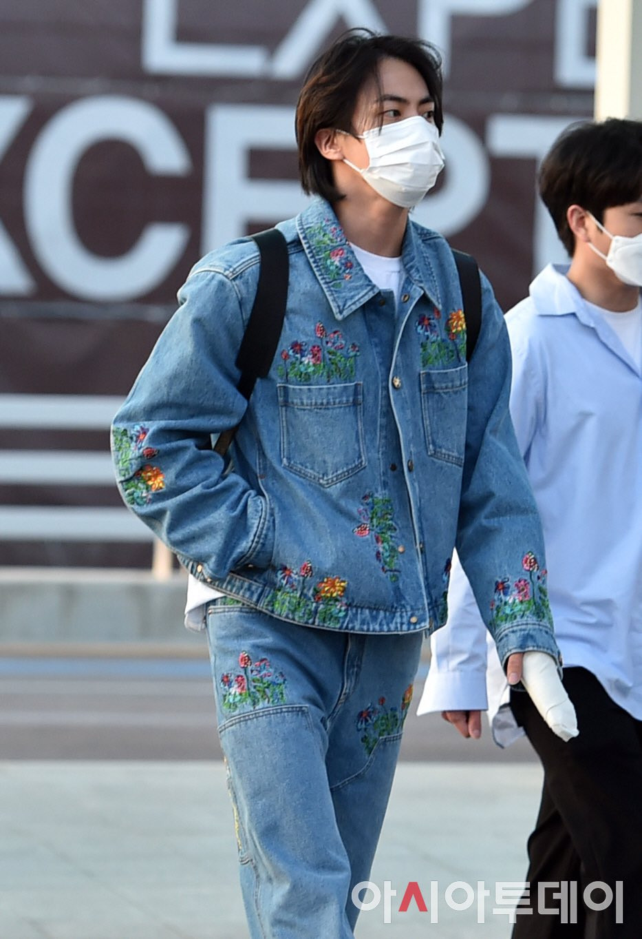 Knetz give #BTS's #Jin a new nickname of a popular anime character after he  shows up to the airport looking as handsome as ever