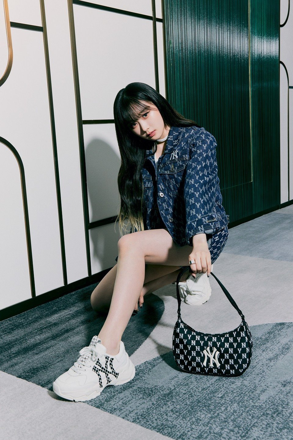 aespa show their sporty chic styles in 'MLB Korea' campaign