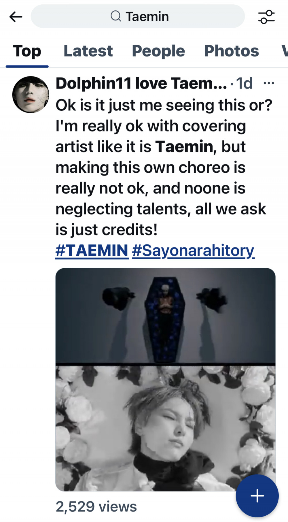 Артистизм Тэмина из SHINee не был отмечен Рано из E'LAST, что вызвало возмущение фанатов в Twitter