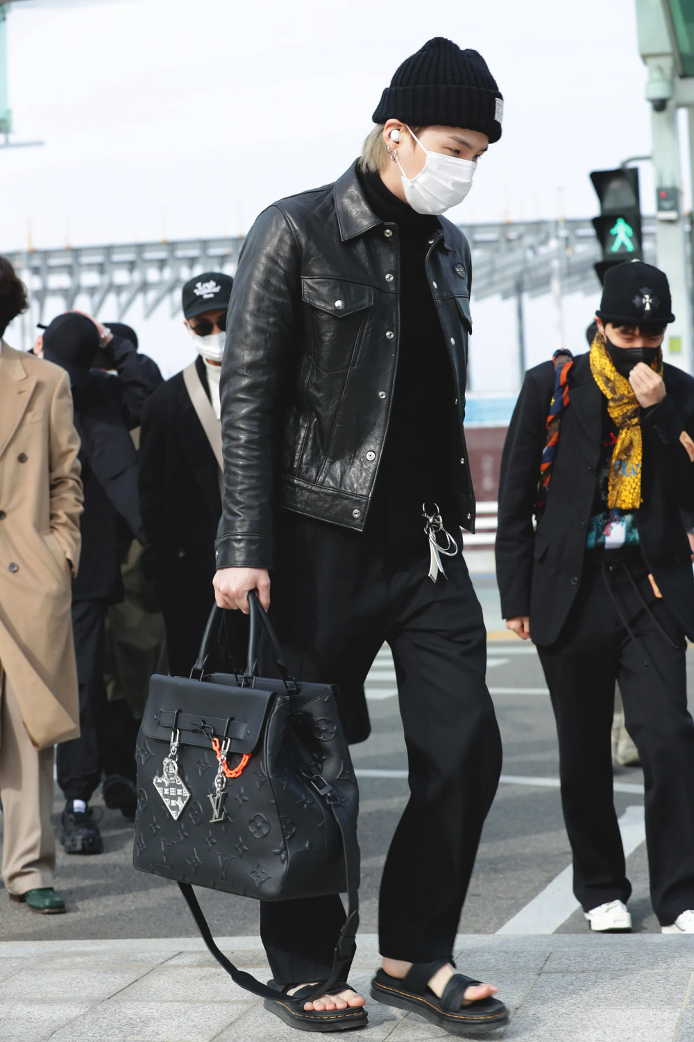 bts suga airport fashion 2022