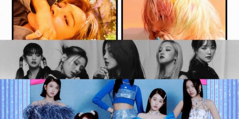 Big Bang, I-DLE, Taeyeon, IU, IVE, Jay Park, Kim Min Suk, Melomance, Red Velvet