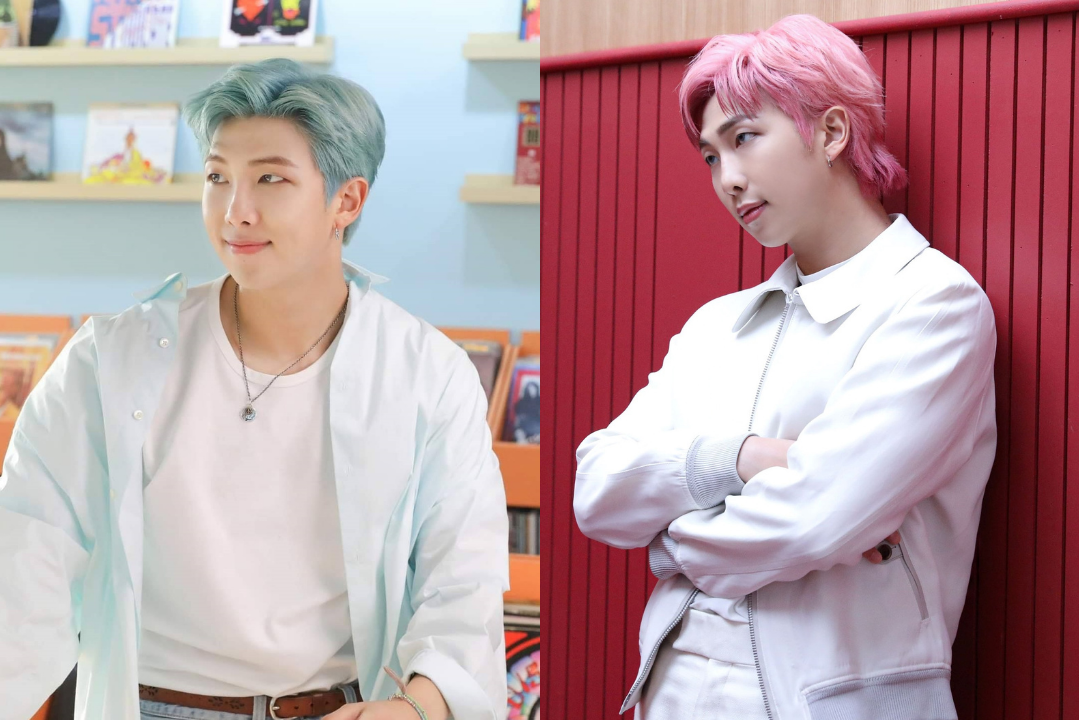 3. Namjoon's Best Dirty Blonde Hair Moments - wide 8