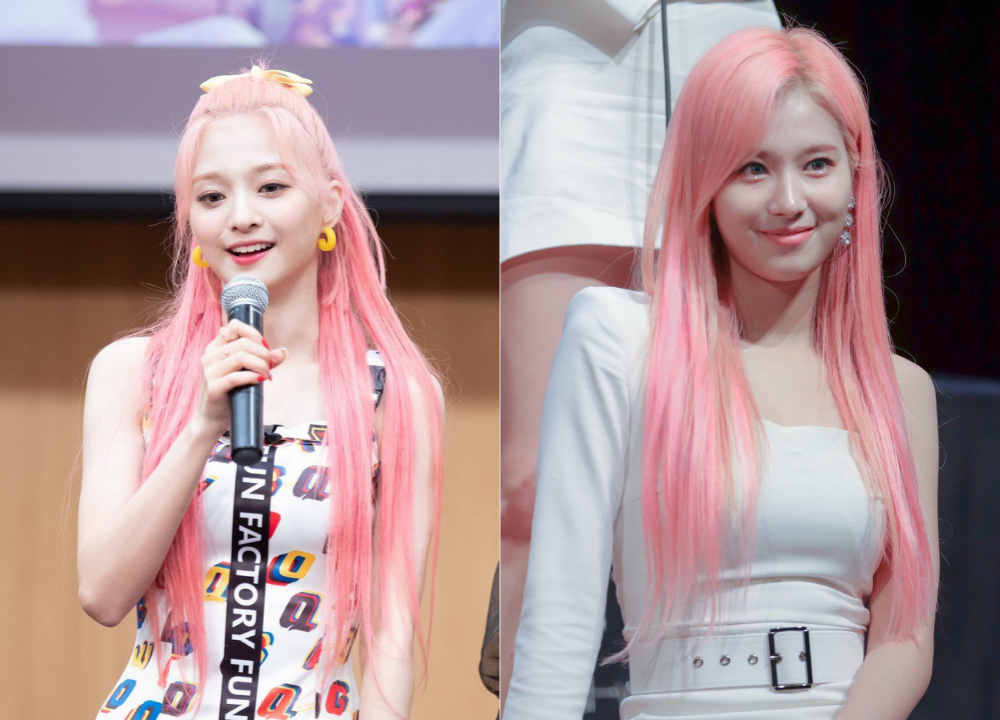 Cute Light pink hair girl  starryai