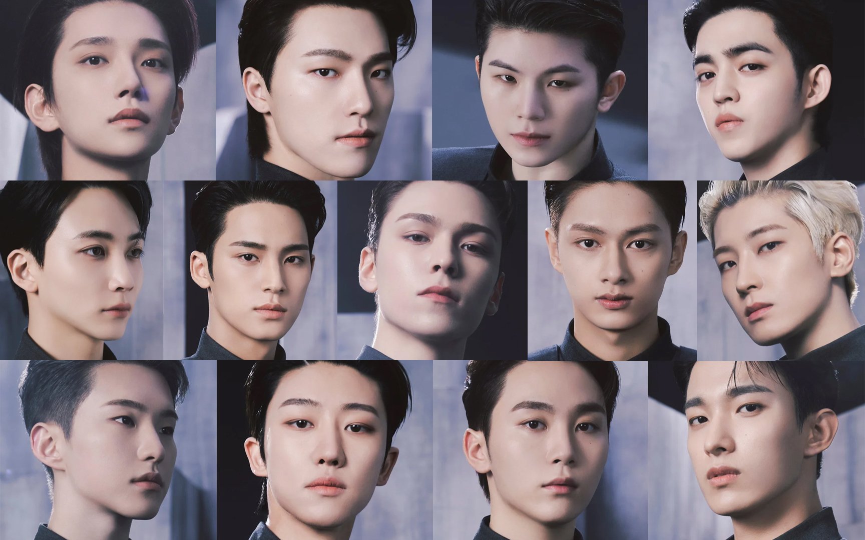 Seventeen unveils sleek individual profile photos of the members in