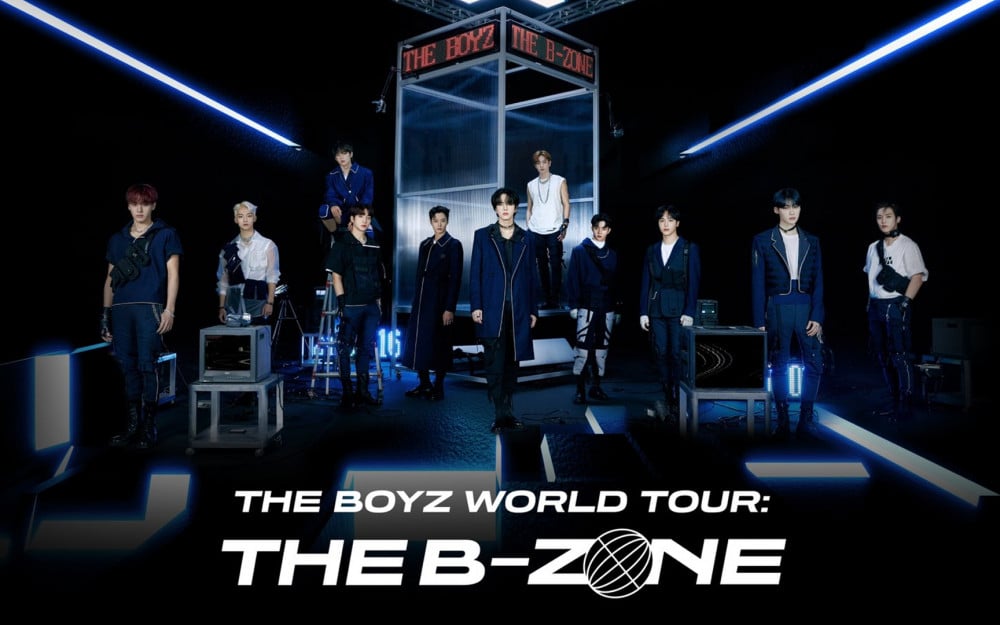 The Boyz drop the schedule poster for their world tour 'THE B