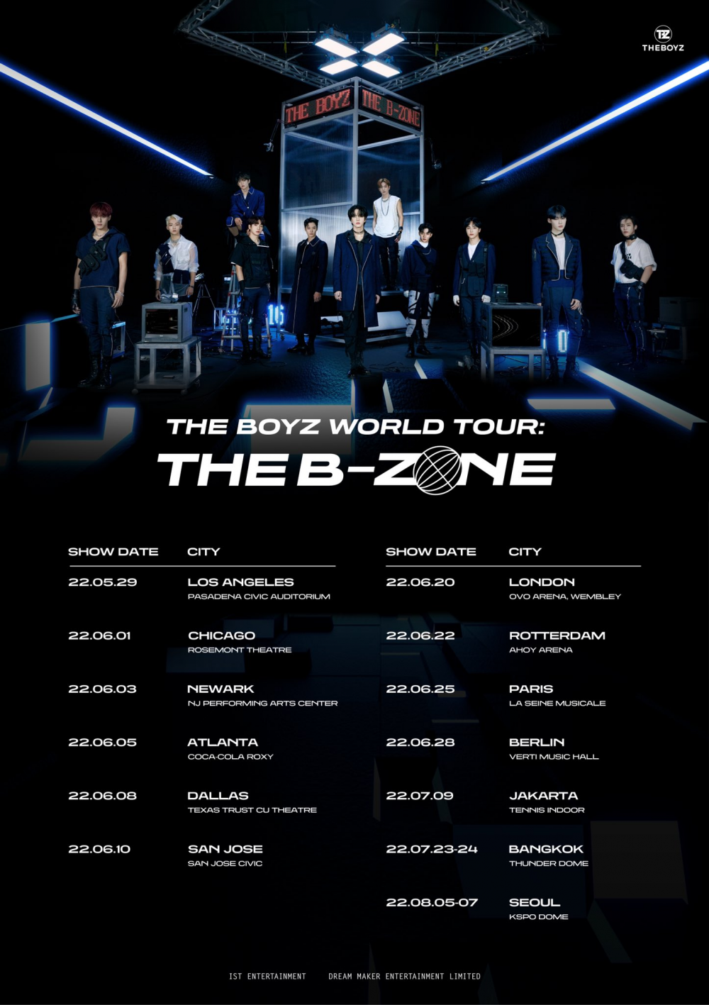 tiket konser the boyz 2022