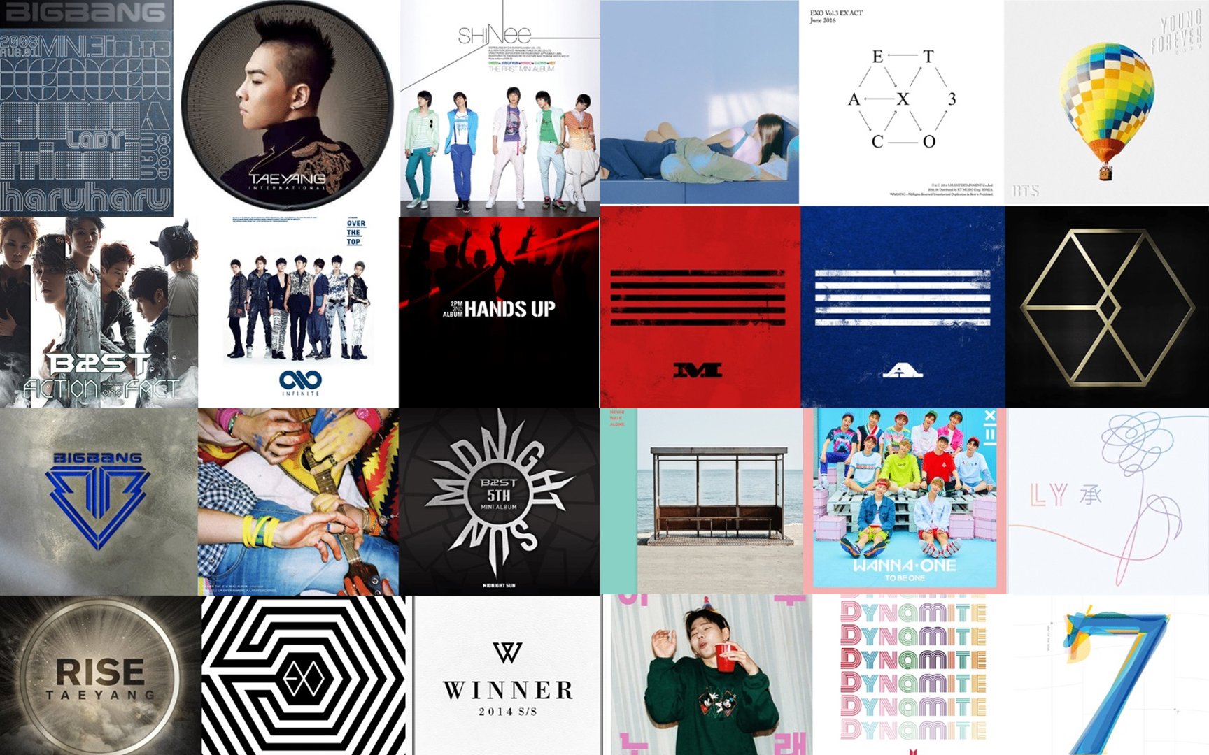 The top 3 legendary hit songs of each year from 2008 to 2021 allkpop