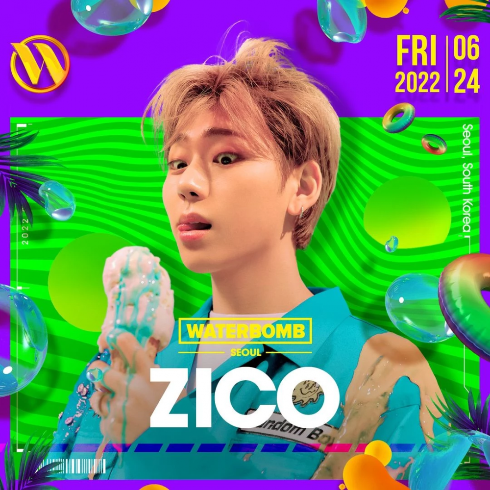 Zico To Make His First Comeback Stage After Military Discharge With Performances At The 22 Waterbomb Seoul Music Festival Allkpop Zico To Make His First Comeback Stage After Military Discharge With Performances At The 22 Waterbomb Seoul Music Festival Allkpop