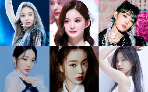 aespa, Winter, (G)I-DLE, Minnie, IVE, Wonyoung, LE SSERAFIM, Kazuha, NMIXX, Sullyoon, Red Velvet, Joy