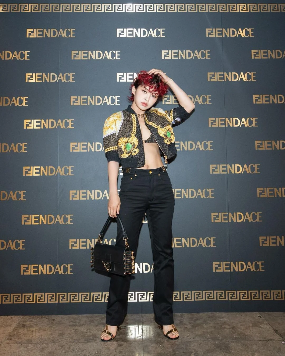 Korean celebrities who were sponsored by Fendi x Versace collaboration  'Fendace