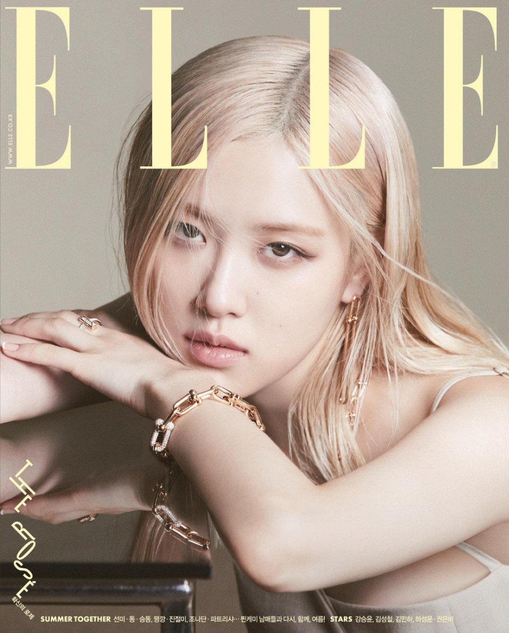 ELLE Korea Magazine 2023 June BlackPink ROSE Cover Choose cover KPOP