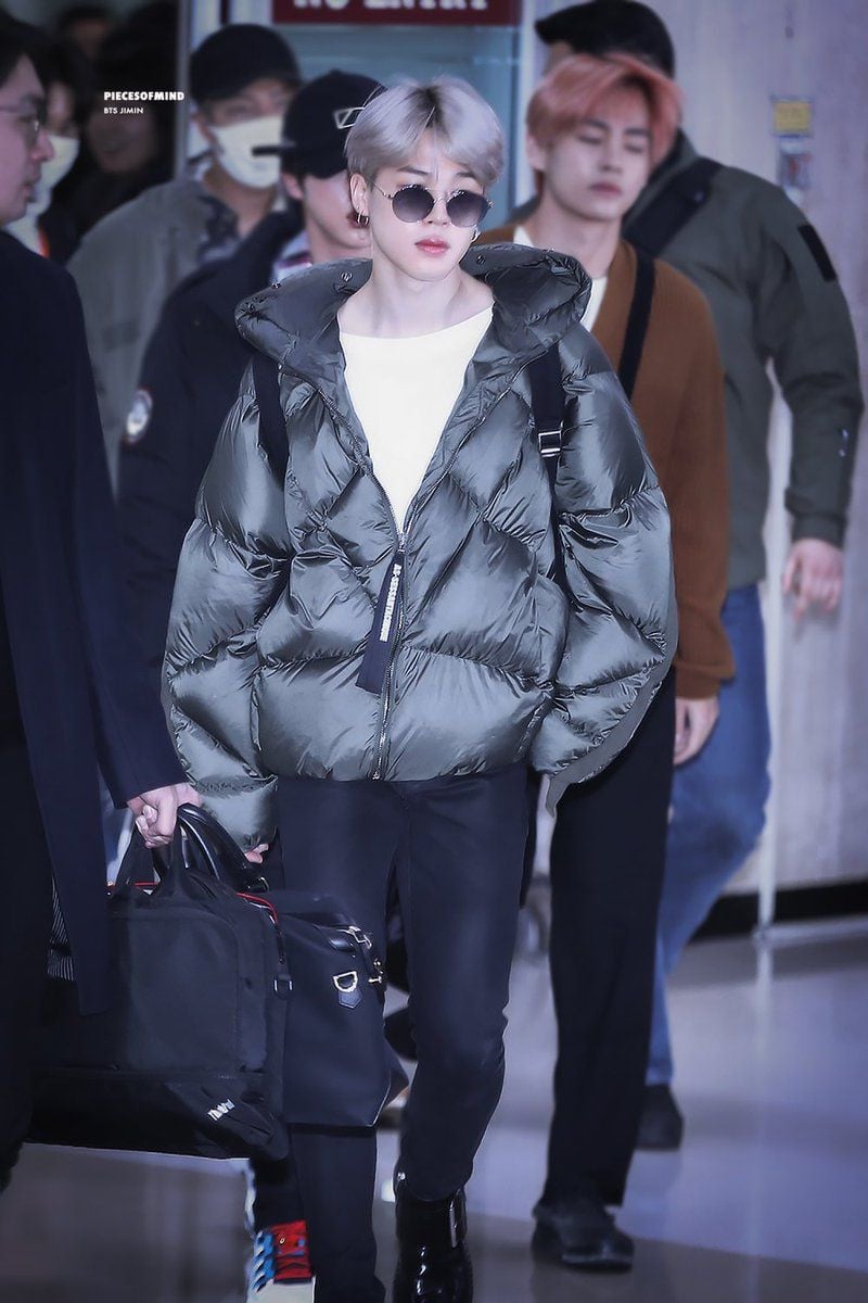 BTS Jimin's Top Airport Looks