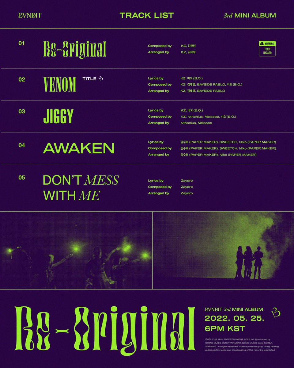 [Камбэк] BVNDIT мини-альбом «Re-Original»: музыкальный клип "Venom" (перфоманс-версия)