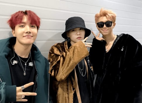 BTS, j-hope, SUGA, RM (Rap Monster)