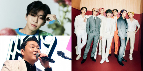 BTS, Lim Young Woong, Psy