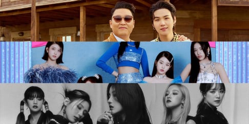 Big Bang, SUGA, (G)I-DLE, IU, IVE, Jay Park, Kim Min Suk, Melomance, Psy, Red Velvet