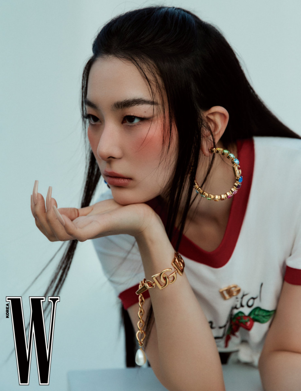 Стильная фотосессия Сыльги (Red Velvet) для журнала «W Korea»