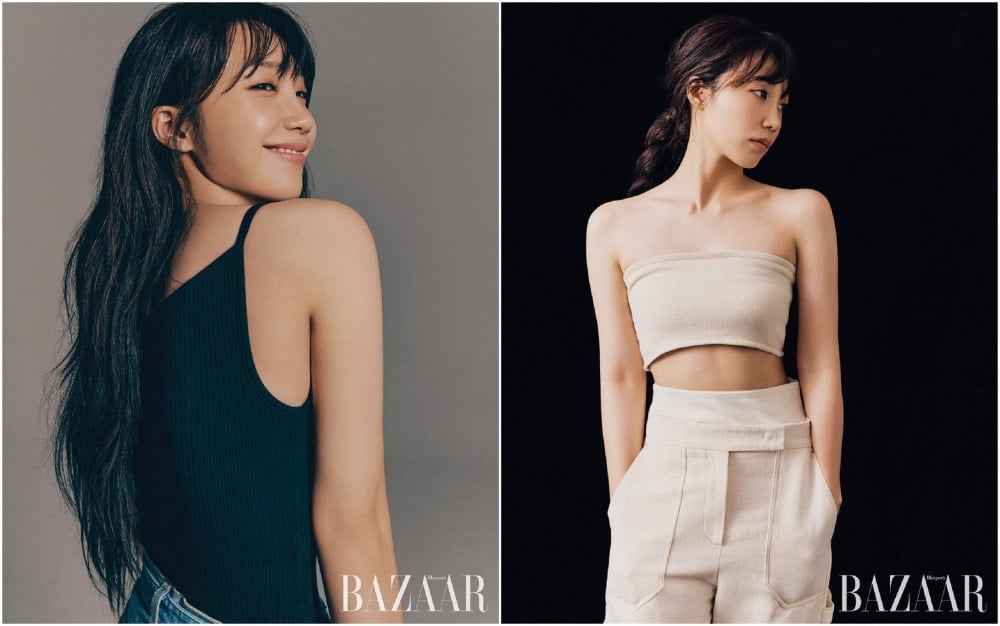 Ынджи (Apink) продемонстрировала свою обаятельность в фотосессии для Harper's BAZAAR