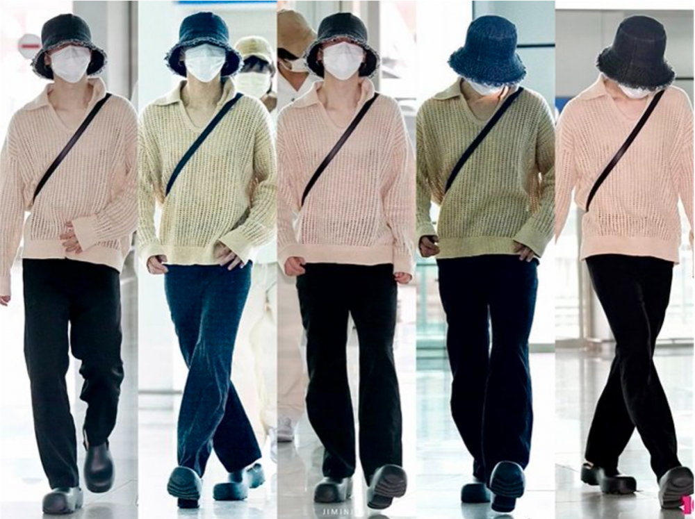 Get A By Jimin Inspired Airport Fashion on Incheon Airport May 2018