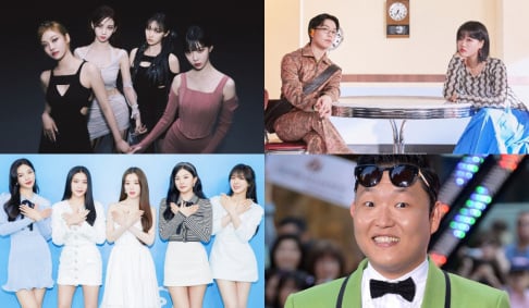 aespa, Akdong Musician (AKMU), Psy, Red Velvet