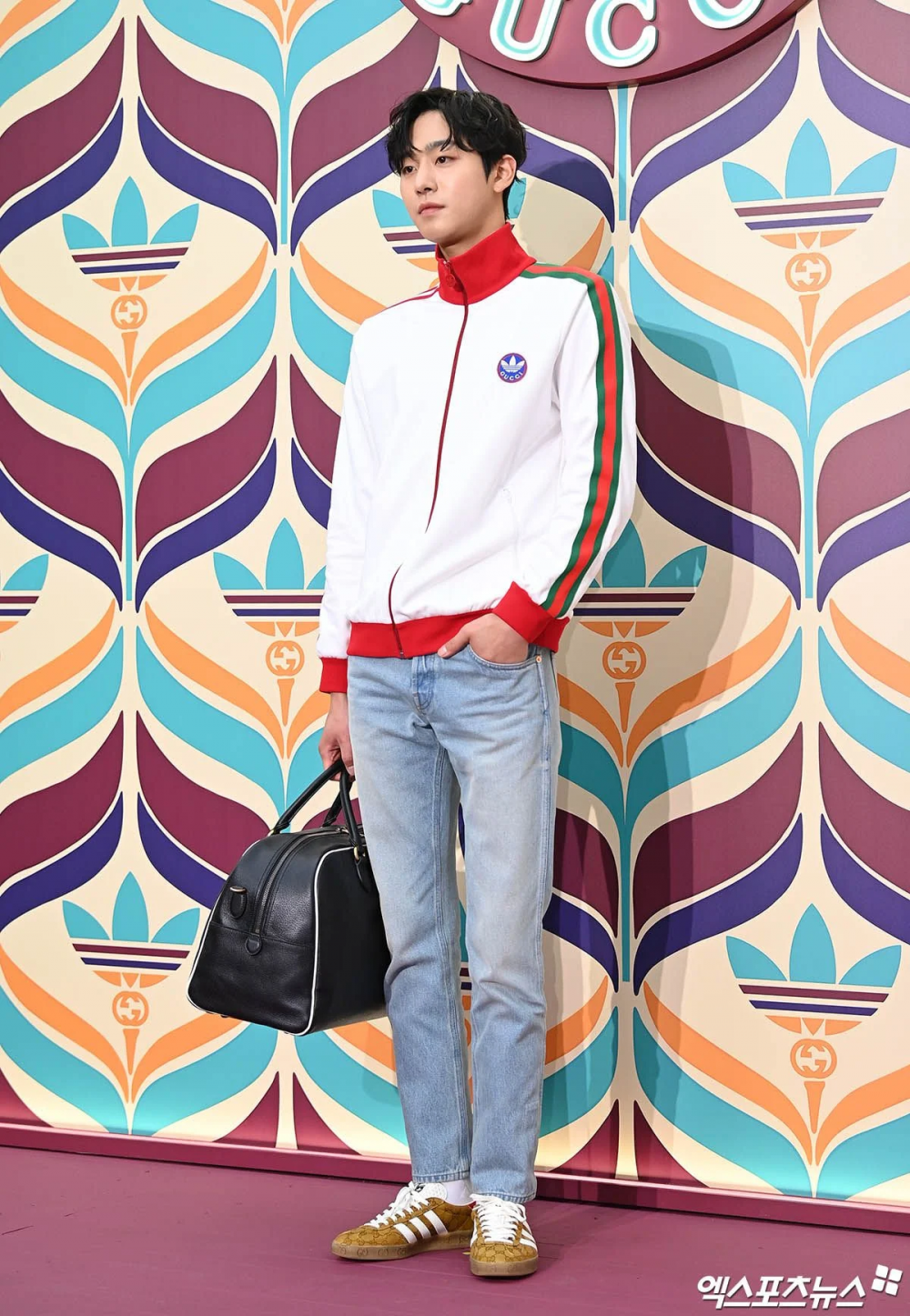 Корейские знаменитости на презентации коллекции Adidas x Gucci