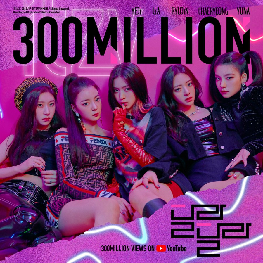 ITZY's 'DALLA DALLA' becomes group's 2nd video to surpass 300 million ...