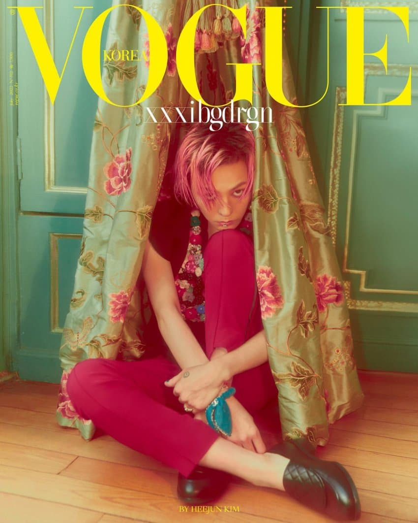 G-Dragon graces the cover of 'Vogue'! > FASHION