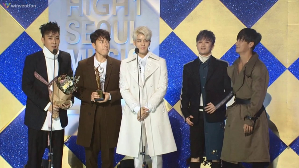 K-pop артисты с наибольшим количеством побед в номинации «Дэсан»