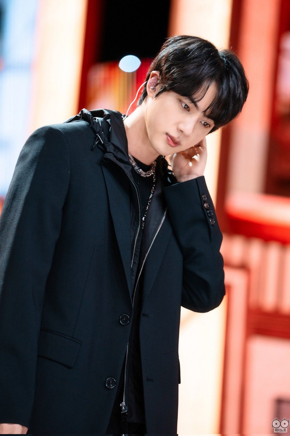 K-Netizens are left speechless seeing #BTS's #Jin's photos from Inkigayo