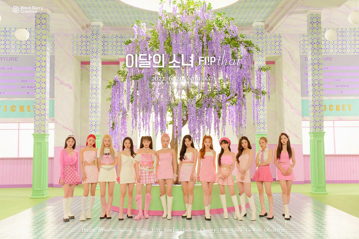 LOONA dominate iTunes charts across the globe with 'Flip That' | allkpop