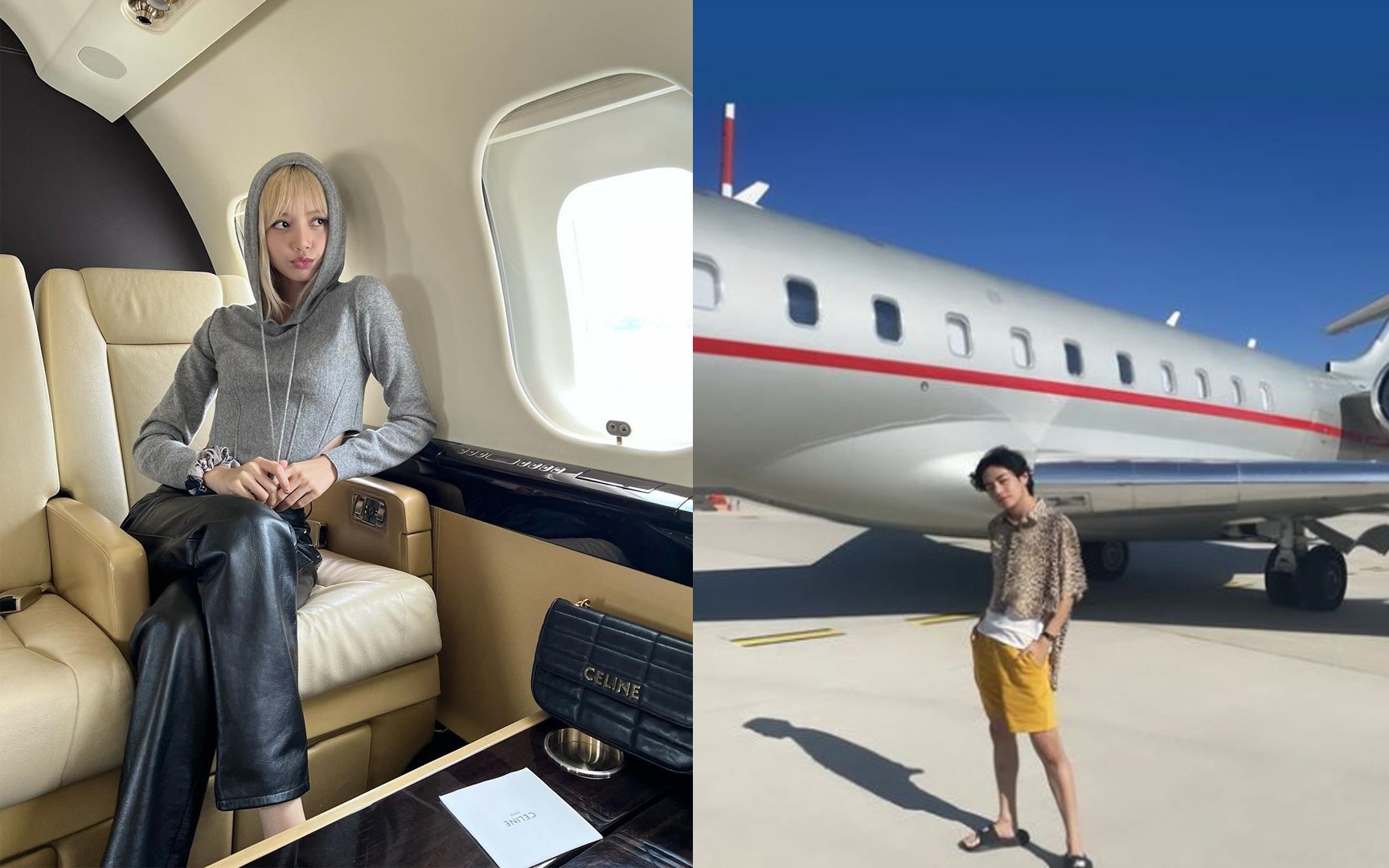 BLACKPINK's Lisa and Frédéric Arnault spotted at private airport