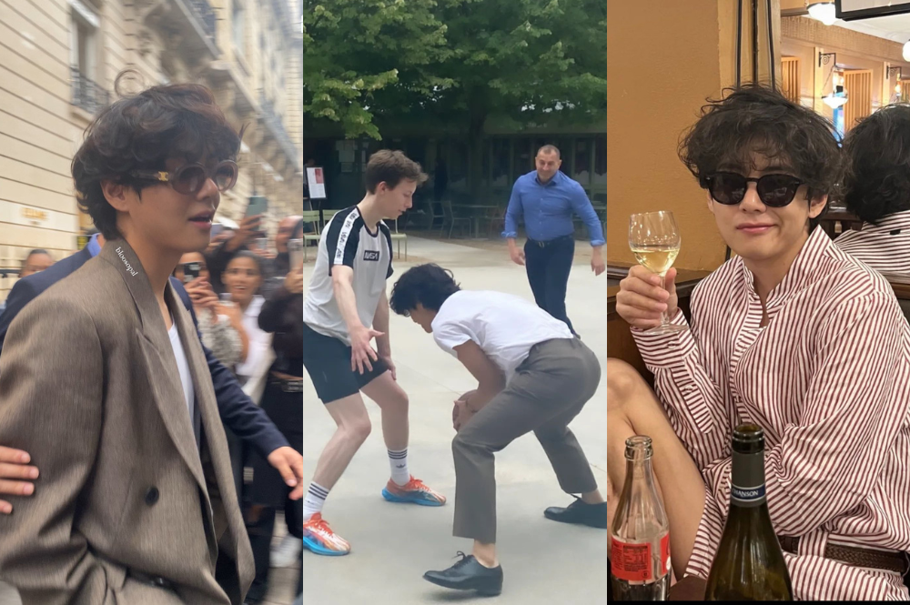 LAYO(V)ER — manspreading 101  Taehyung @ Celine Paris Fashion